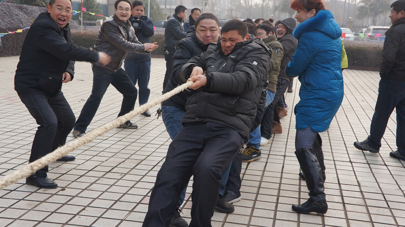 金健米业2014年“闹元宵•迎新春”拔河比赛及游艺活动在总部举办(图2)